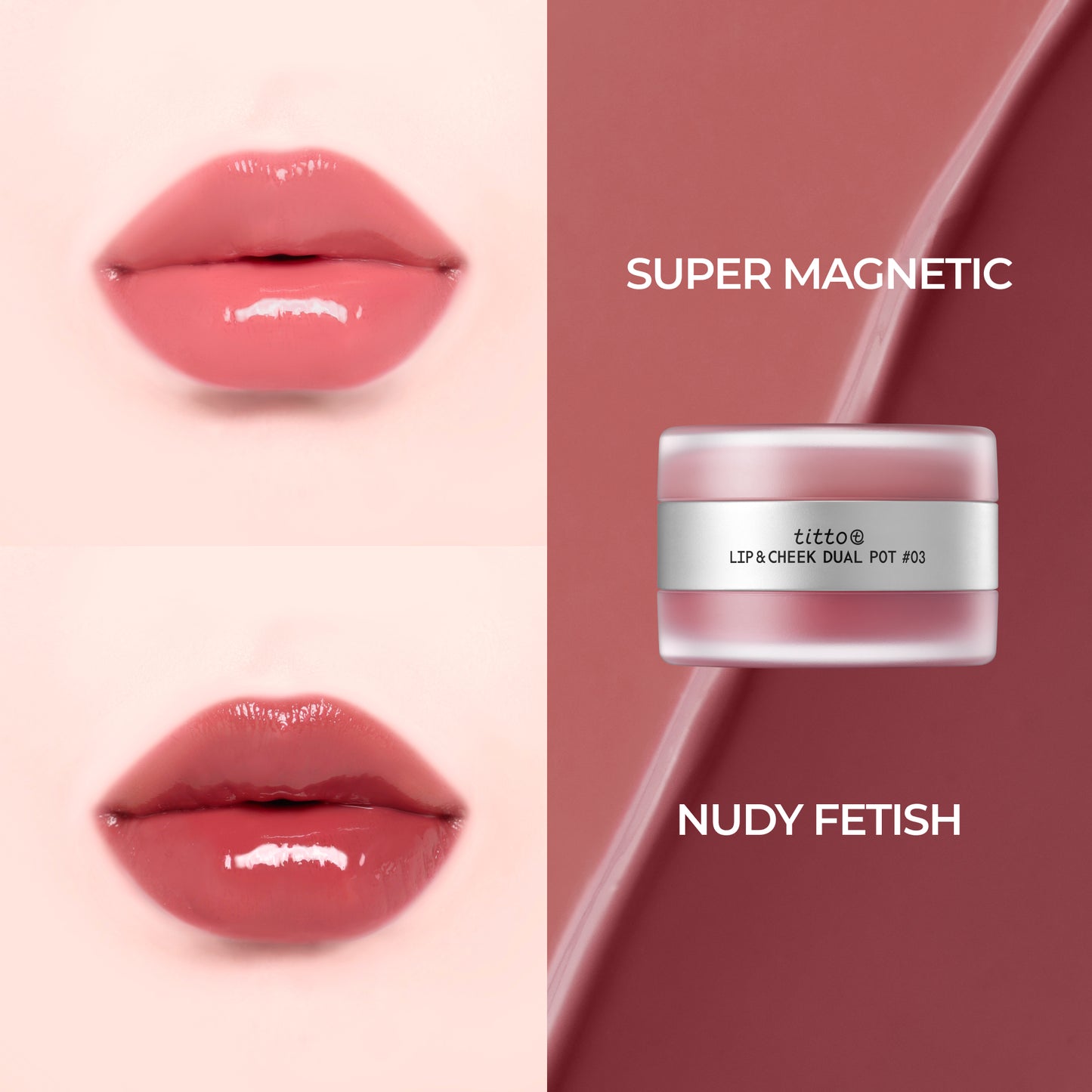 Super magnetic & Nudy fetish 03 - tint do ust i policzków