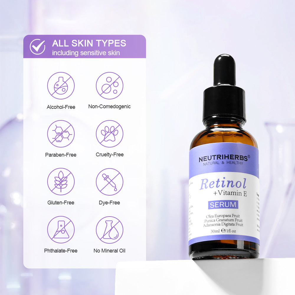 Retinol Serum – wygładzające serum z retinolem i witaminą E