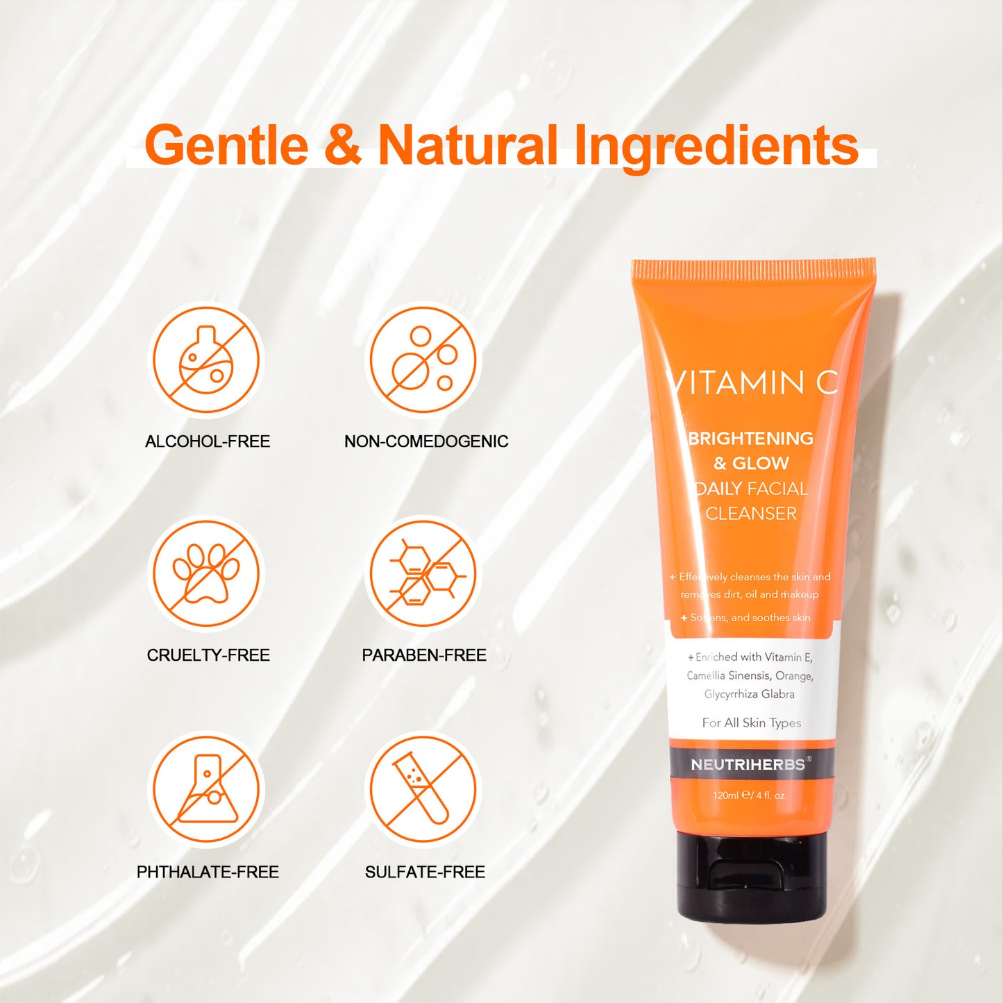 Vitamin C Facial Cleanser – rozświetlający żel oczyszczający z witaminą C i aloesem