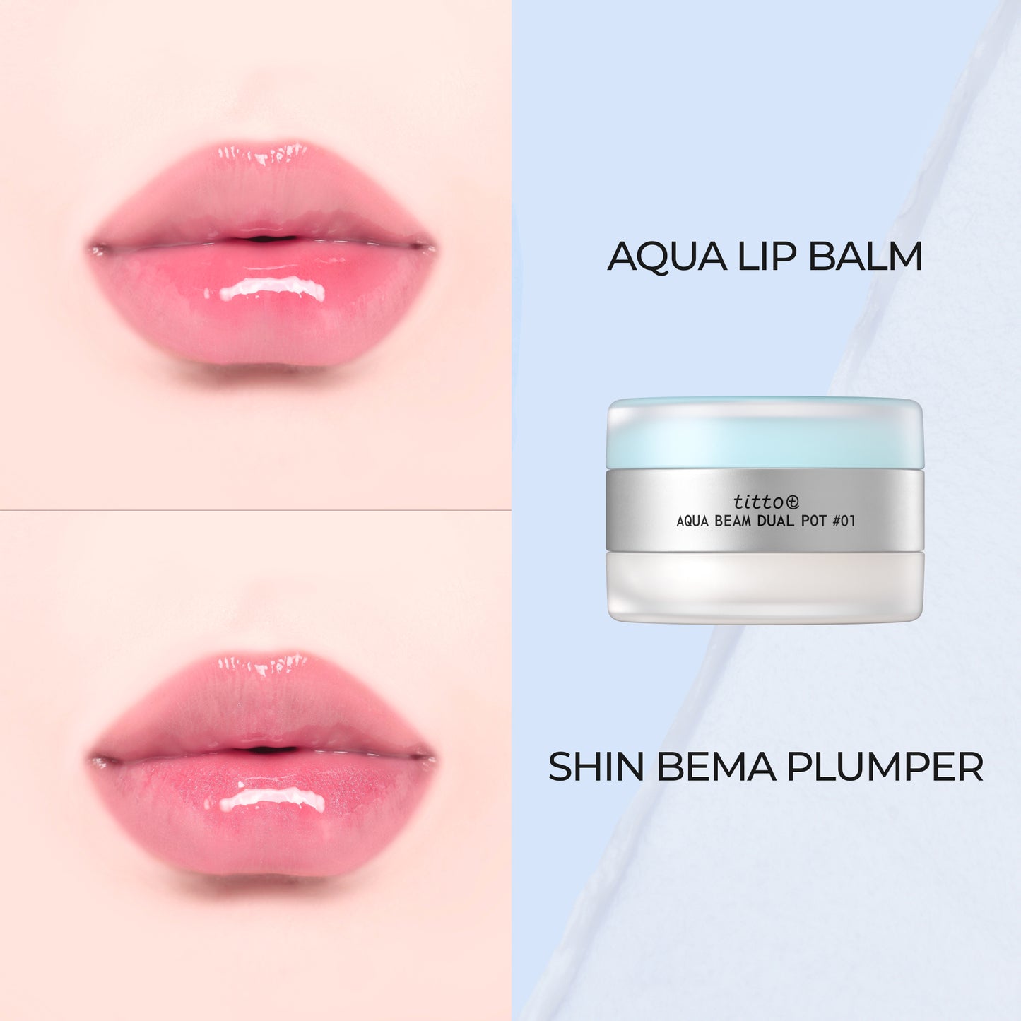 Aqua Lip balm & shine beam plumper -  balsam do ust z efektem połysku i delikatnego powiększenia
