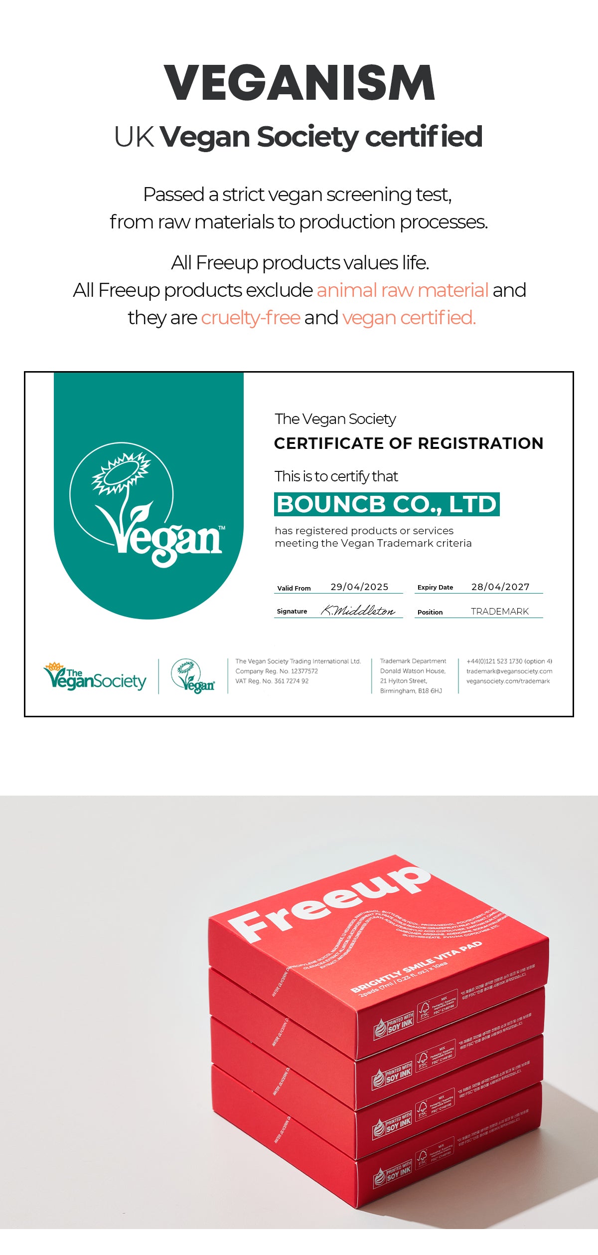 Brightly Smile Vita Pad  – rozświetlające płatki tonizujące z witaminami, zestaw podróżny — infografika produktu