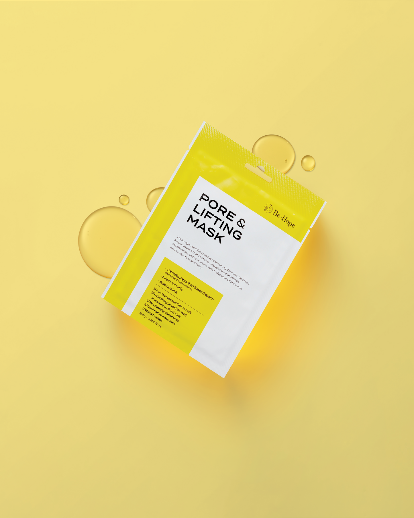 Vegan Pore Lifting Mask – wegańska maska w płachcie ujędrniająca pory - zestaw