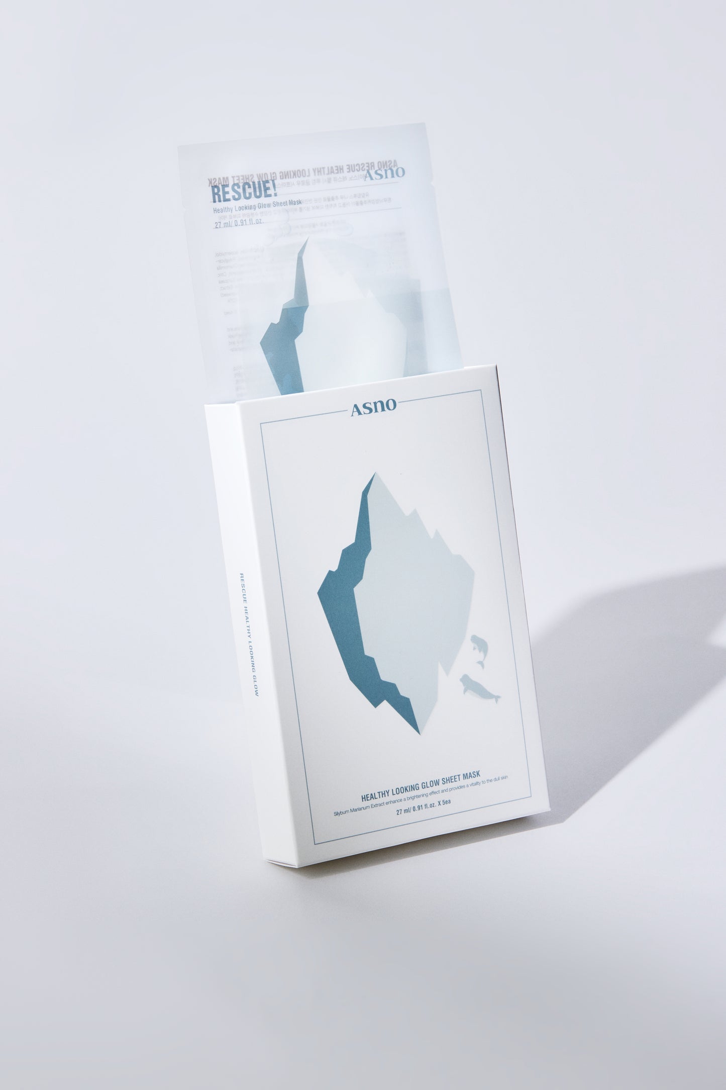 Rescue Healthy Looking Glow Sheet Mask – rozświetlająca maska w płachcie z probiotykami 1 sztuka