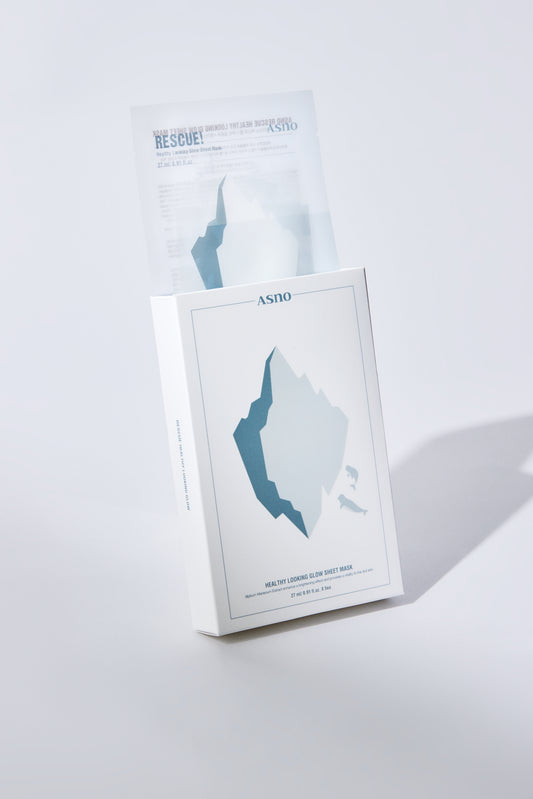 Rescue Healthy Looking Glow Sheet Mask – rozświetlająca maska w płachcie z probiotykami 1 sztuka