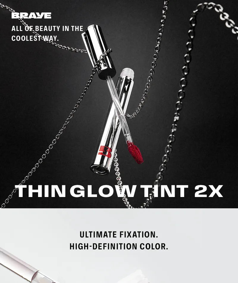 Thin Glow Tint 05 Renown – lekki błyszczący tint do ust — infografika produktu