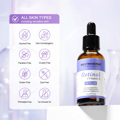 Retinol Serum – wygładzające serum z retinolem i witaminą E