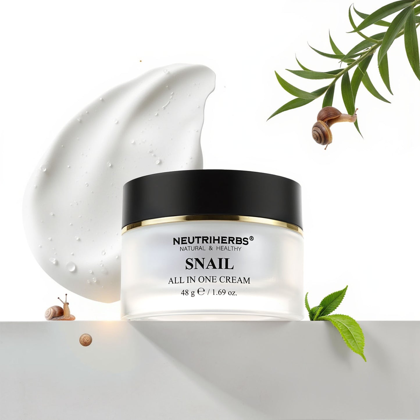 Snail All In One Cream – regenerujący krem z filtratem ze śluzu ślimaka, niacynamidem i pantenolem