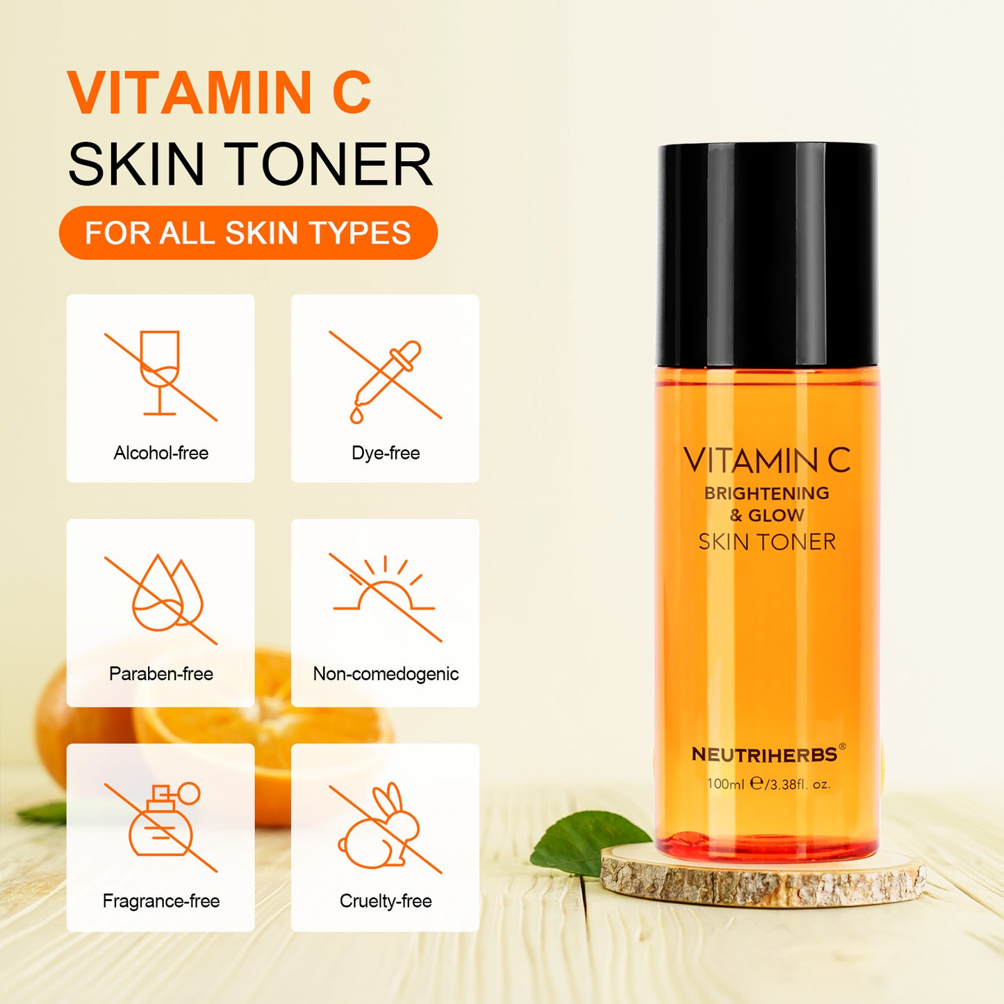 Vitamin C Toner – tonik rozświetlający z witaminą C i aloesem