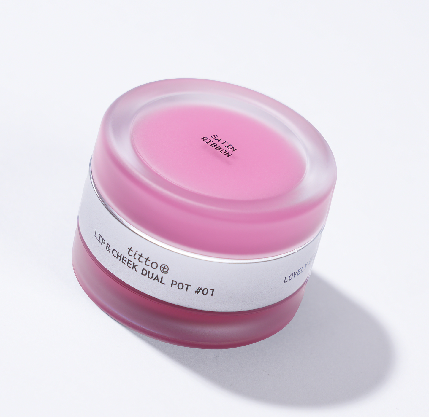 Satin ribbon &  Pink on top 01- kremowy tint do ust i policzków