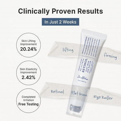 Retinol Flat Iron Eye Roller – wygładzający roller pod oczy z retinolem, 25 ml