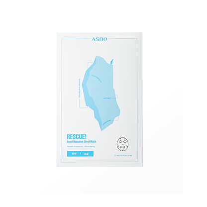 Rescue Boost Hydration Sheet Mask –  maska w płachcie z wodą kwiatową 1szt