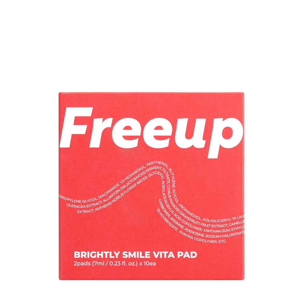 Brightly Smile Vita Pad  – rozświetlające płatki tonizujące z witaminami, zestaw podróżny