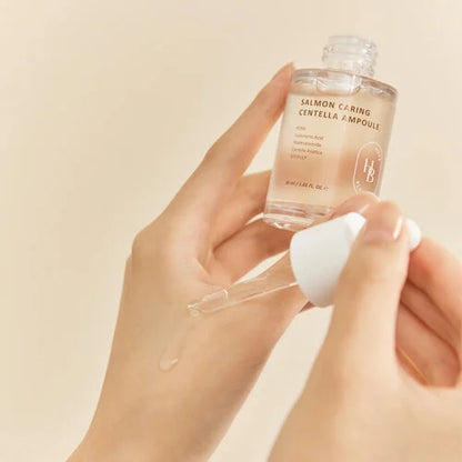 Salmon Caring Centella Ampoule – łagodząca ampułka z centellą, 30 ml