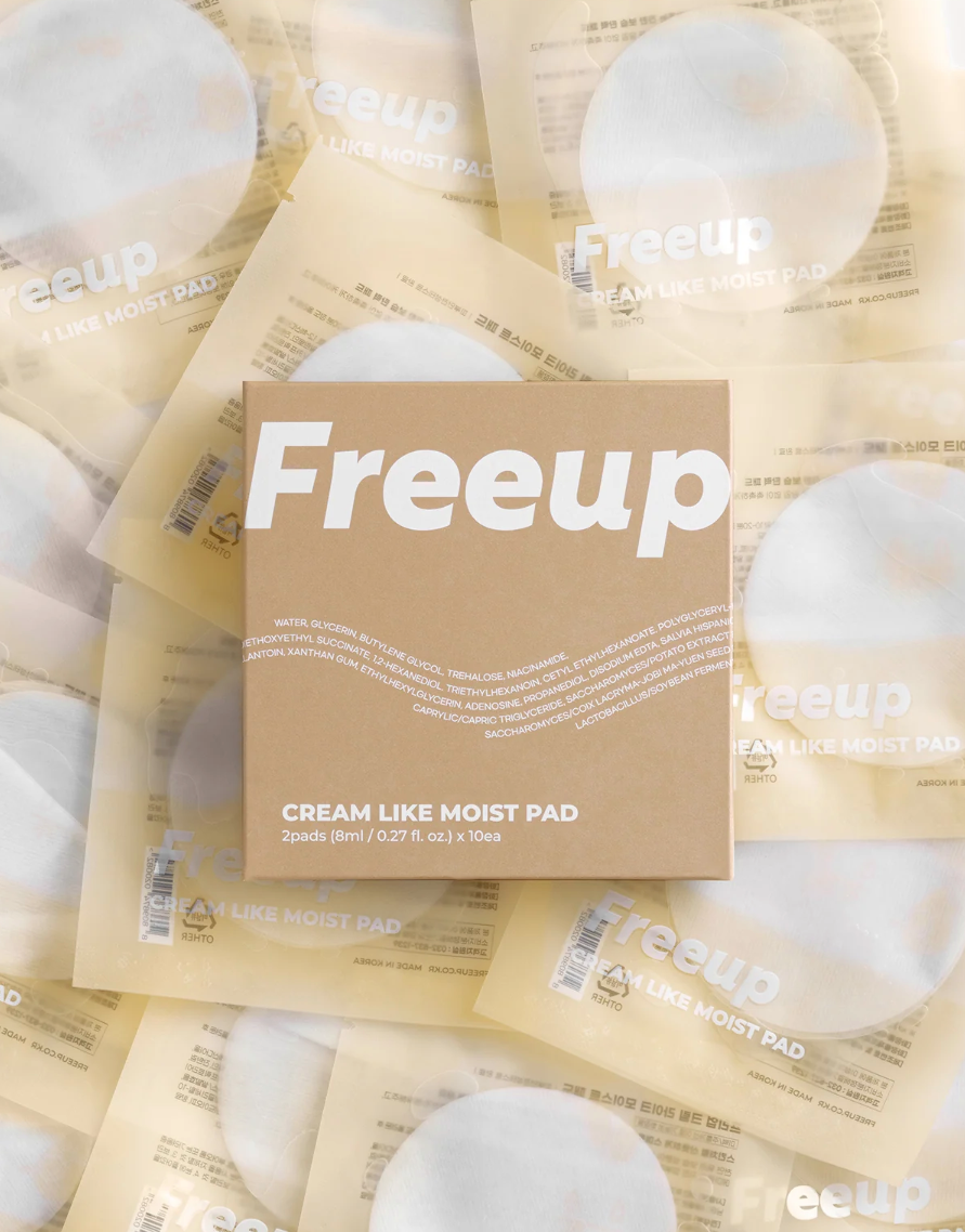 Cream Like Moist Pad – nawilżające płatki tonizujące z ceramidami, zestaw podróżny