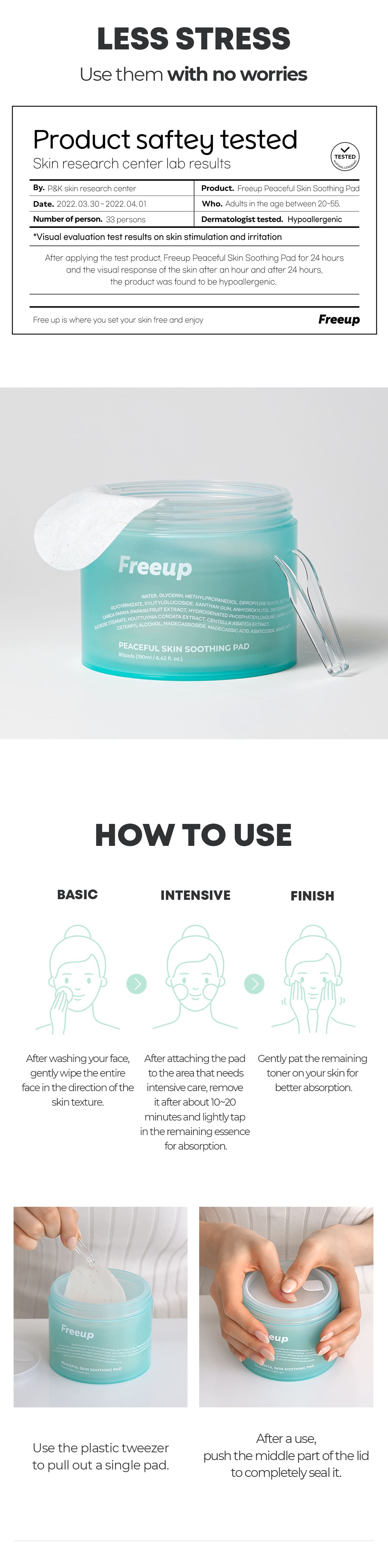 Wonder Pore Clear Pad – oczyszczające płatki tonizujące na pory — infografika produktu