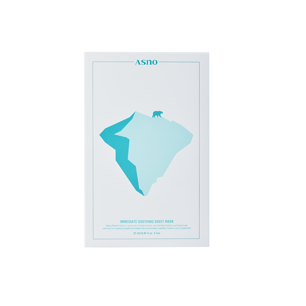 Rescue Immediate Soothing Sheet Mask – kojąca maska w płachcie 5szt